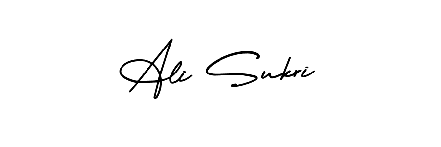 Ali Sukri stylish signature style. Best Handwritten Sign (AmerikaSignatureDemo-Regular) for my name. Handwritten Signature Collection Ideas for my name Ali Sukri. Ali Sukri signature style 3 images and pictures png