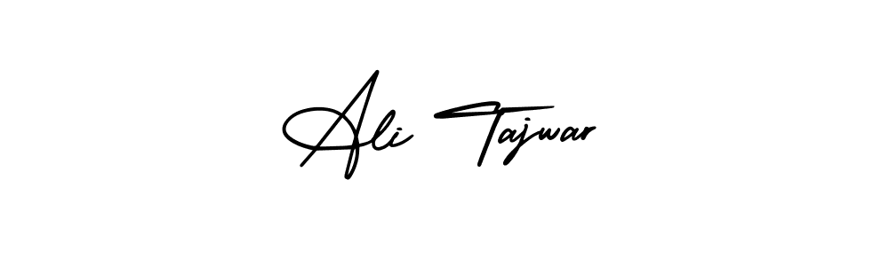 Design your own signature with our free online signature maker. With this signature software, you can create a handwritten (AmerikaSignatureDemo-Regular) signature for name Ali Tajwar. Ali Tajwar signature style 3 images and pictures png