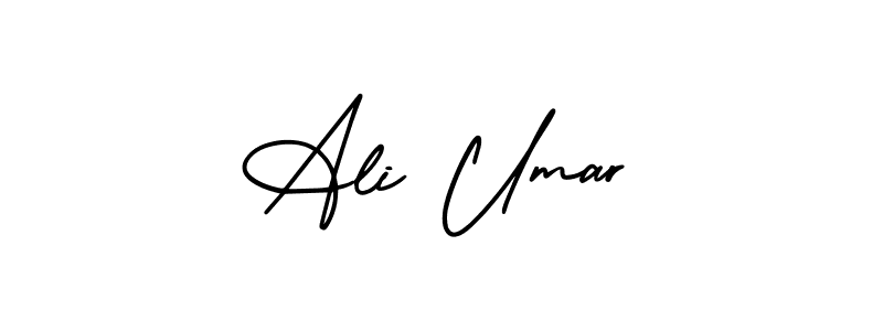 Also we have Ali Umar name is the best signature style. Create professional handwritten signature collection using AmerikaSignatureDemo-Regular autograph style. Ali Umar signature style 3 images and pictures png