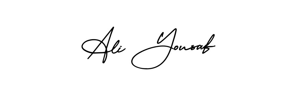 if you are searching for the best signature style for your name Ali Yousaf. so please give up your signature search. here we have designed multiple signature styles  using AmerikaSignatureDemo-Regular. Ali Yousaf signature style 3 images and pictures png