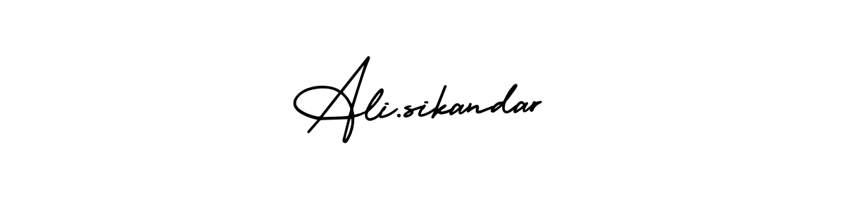 Similarly AmerikaSignatureDemo-Regular is the best handwritten signature design. Signature creator online .You can use it as an online autograph creator for name Ali.sikandar. Ali.sikandar signature style 3 images and pictures png