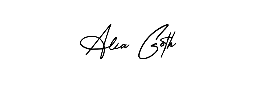 How to make Alia Goth signature? AmerikaSignatureDemo-Regular is a professional autograph style. Create handwritten signature for Alia Goth name. Alia Goth signature style 3 images and pictures png