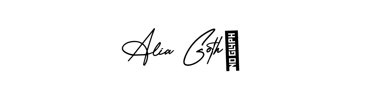 if you are searching for the best signature style for your name Alia Goth☆. so please give up your signature search. here we have designed multiple signature styles  using AmerikaSignatureDemo-Regular. Alia Goth☆ signature style 3 images and pictures png