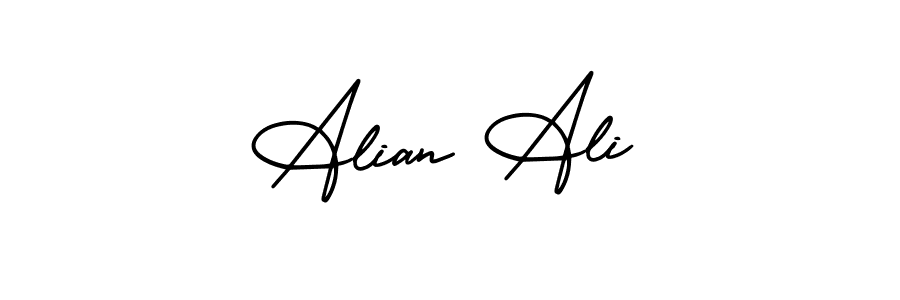 Make a beautiful signature design for name Alian Ali. Use this online signature maker to create a handwritten signature for free. Alian Ali signature style 3 images and pictures png