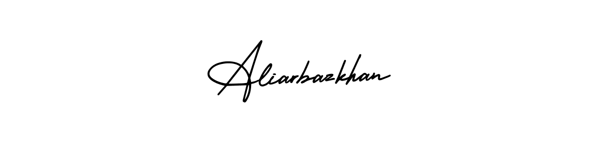 if you are searching for the best signature style for your name Aliarbazkhan. so please give up your signature search. here we have designed multiple signature styles  using AmerikaSignatureDemo-Regular. Aliarbazkhan signature style 3 images and pictures png