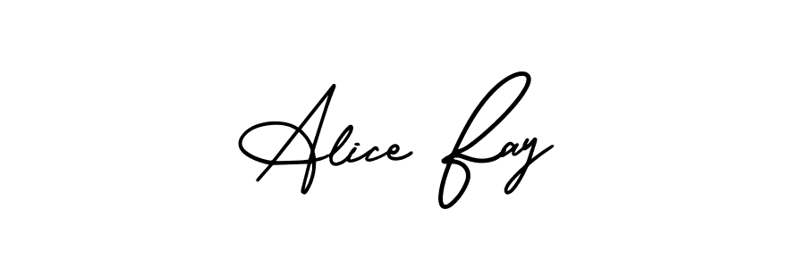 Design your own signature with our free online signature maker. With this signature software, you can create a handwritten (AmerikaSignatureDemo-Regular) signature for name Alice Fay. Alice Fay signature style 3 images and pictures png