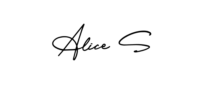 Also You can easily find your signature by using the search form. We will create Alice S name handwritten signature images for you free of cost using AmerikaSignatureDemo-Regular sign style. Alice S signature style 3 images and pictures png