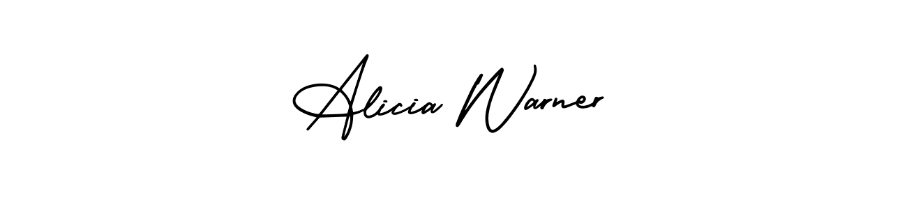 This is the best signature style for the Alicia Warner name. Also you like these signature font (AmerikaSignatureDemo-Regular). Mix name signature. Alicia Warner signature style 3 images and pictures png