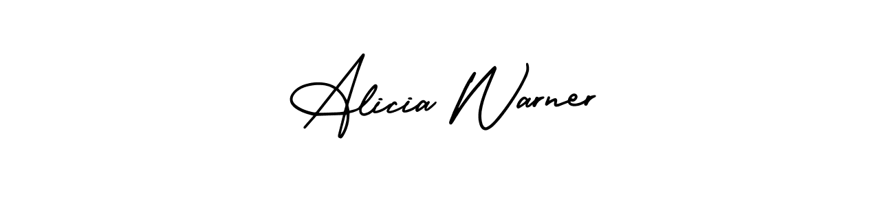 It looks lik you need a new signature style for name Alicia Warner. Design unique handwritten (AmerikaSignatureDemo-Regular) signature with our free signature maker in just a few clicks. Alicia Warner signature style 3 images and pictures png