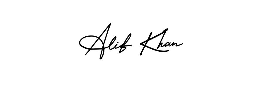 Make a beautiful signature design for name Alif Khan. Use this online signature maker to create a handwritten signature for free. Alif Khan signature style 3 images and pictures png