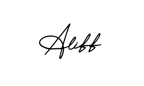 Best and Professional Signature Style for Aliff. AmerikaSignatureDemo-Regular Best Signature Style Collection. Aliff signature style 3 images and pictures png