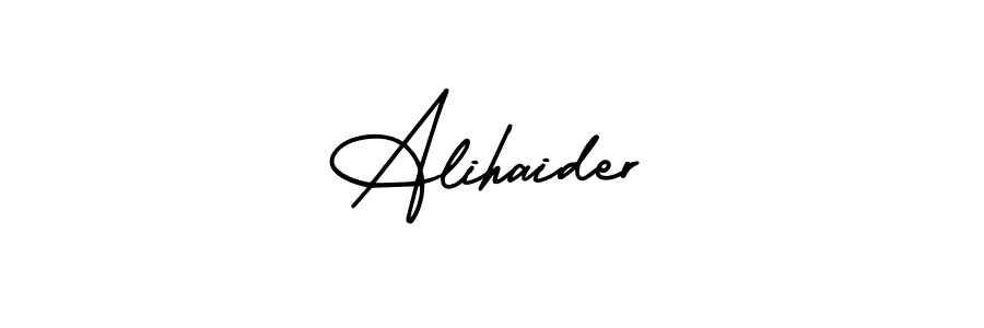 You can use this online signature creator to create a handwritten signature for the name Alihaider. This is the best online autograph maker. Alihaider signature style 3 images and pictures png