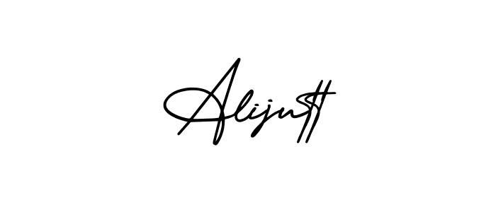 Design your own signature with our free online signature maker. With this signature software, you can create a handwritten (AmerikaSignatureDemo-Regular) signature for name Alijutt. Alijutt signature style 3 images and pictures png