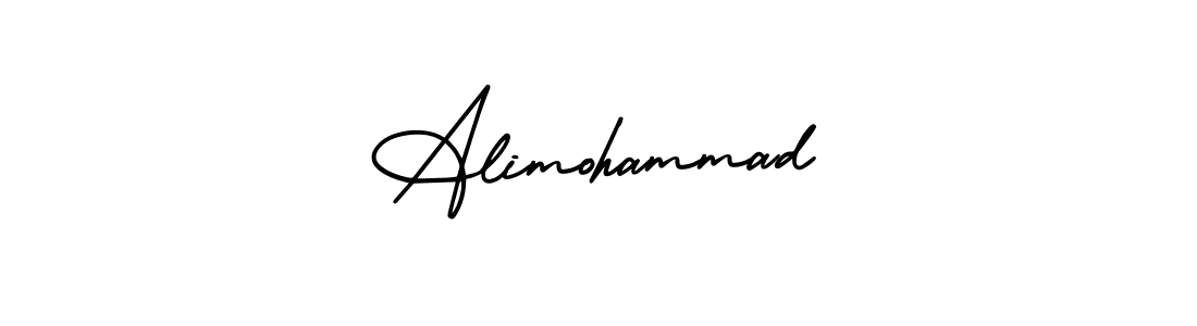 Similarly AmerikaSignatureDemo-Regular is the best handwritten signature design. Signature creator online .You can use it as an online autograph creator for name Alimohammad. Alimohammad signature style 3 images and pictures png