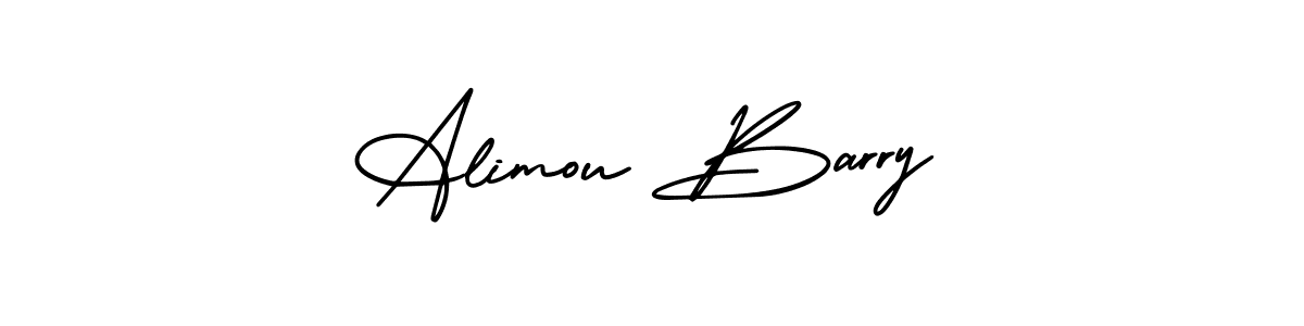 Best and Professional Signature Style for Alimou Barry. AmerikaSignatureDemo-Regular Best Signature Style Collection. Alimou Barry signature style 3 images and pictures png