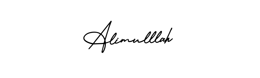 Make a beautiful signature design for name Alimulllah. With this signature (AmerikaSignatureDemo-Regular) style, you can create a handwritten signature for free. Alimulllah signature style 3 images and pictures png