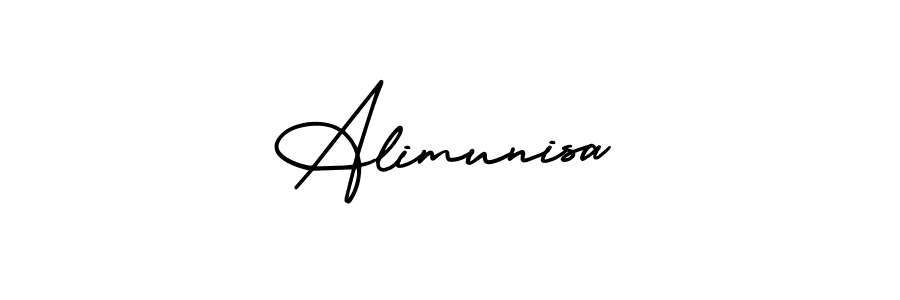 Here are the top 10 professional signature styles for the name Alimunisa. These are the best autograph styles you can use for your name. Alimunisa signature style 3 images and pictures png