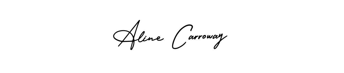 if you are searching for the best signature style for your name Aline Carroway. so please give up your signature search. here we have designed multiple signature styles  using AmerikaSignatureDemo-Regular. Aline Carroway signature style 3 images and pictures png