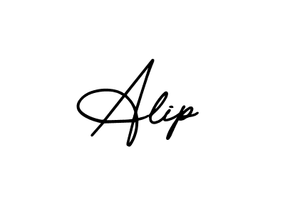 This is the best signature style for the Alip name. Also you like these signature font (AmerikaSignatureDemo-Regular). Mix name signature. Alip signature style 3 images and pictures png