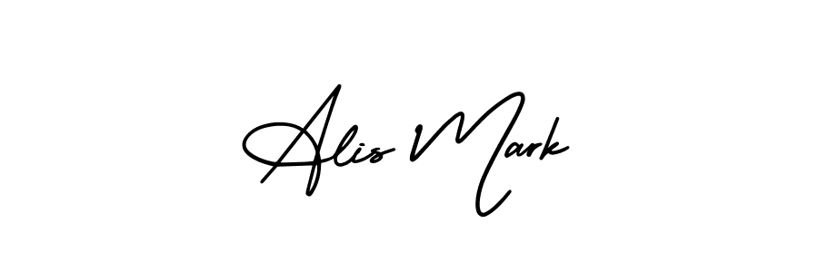 Alis Mark stylish signature style. Best Handwritten Sign (AmerikaSignatureDemo-Regular) for my name. Handwritten Signature Collection Ideas for my name Alis Mark. Alis Mark signature style 3 images and pictures png