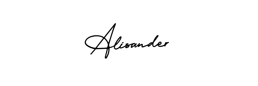 How to make Alisander signature? AmerikaSignatureDemo-Regular is a professional autograph style. Create handwritten signature for Alisander name. Alisander signature style 3 images and pictures png