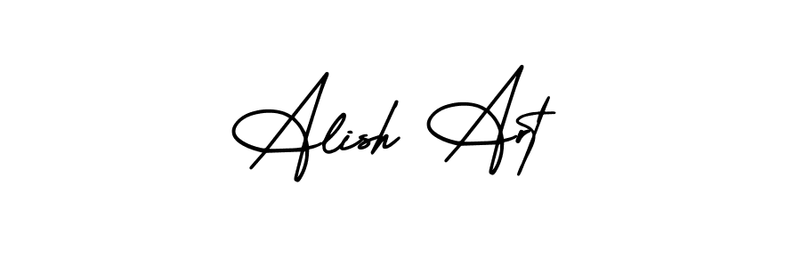 Make a beautiful signature design for name Alish Art. Use this online signature maker to create a handwritten signature for free. Alish Art signature style 3 images and pictures png