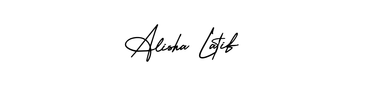 if you are searching for the best signature style for your name Alisha Latif. so please give up your signature search. here we have designed multiple signature styles  using AmerikaSignatureDemo-Regular. Alisha Latif signature style 3 images and pictures png