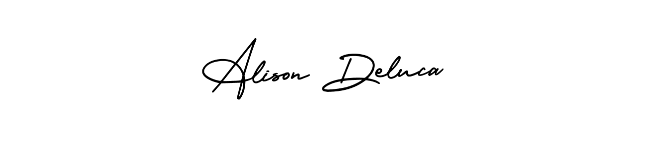 See photos of Alison Deluca official signature by Spectra . Check more albums & portfolios. Read reviews & check more about AmerikaSignatureDemo-Regular font. Alison Deluca signature style 3 images and pictures png