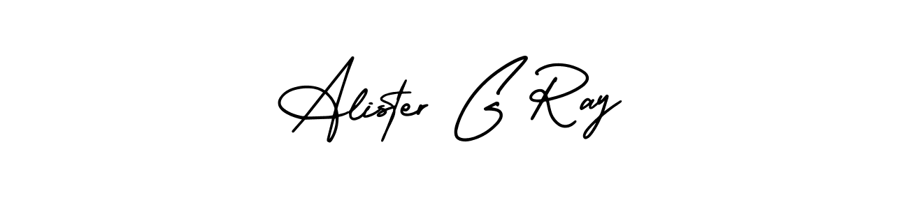 Design your own signature with our free online signature maker. With this signature software, you can create a handwritten (AmerikaSignatureDemo-Regular) signature for name Alister G Ray. Alister G Ray signature style 3 images and pictures png