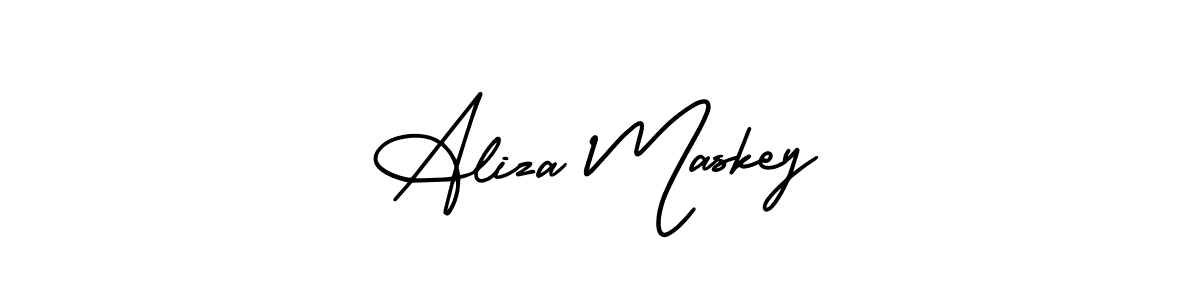 You can use this online signature creator to create a handwritten signature for the name Aliza Maskey. This is the best online autograph maker. Aliza Maskey signature style 3 images and pictures png