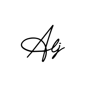 It looks lik you need a new signature style for name Alj. Design unique handwritten (AmerikaSignatureDemo-Regular) signature with our free signature maker in just a few clicks. Alj signature style 3 images and pictures png