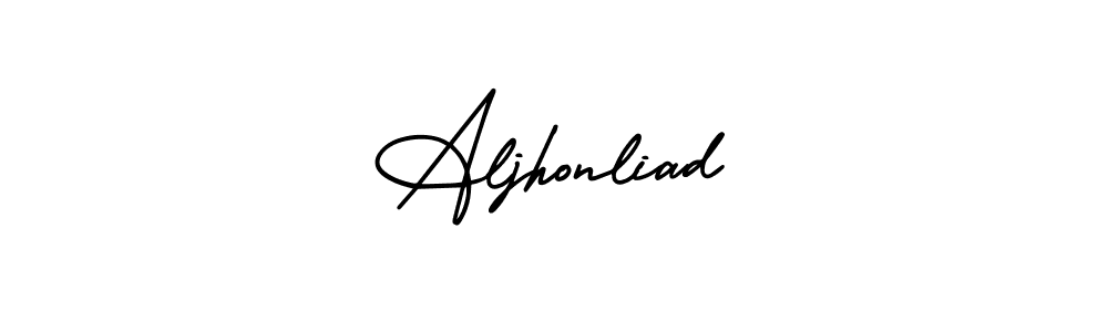 Create a beautiful signature design for name Aljhonliad. With this signature (AmerikaSignatureDemo-Regular) fonts, you can make a handwritten signature for free. Aljhonliad signature style 3 images and pictures png