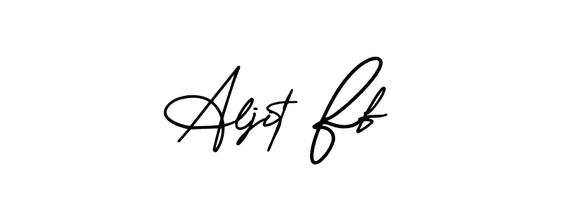 Also we have Aljit Ff name is the best signature style. Create professional handwritten signature collection using AmerikaSignatureDemo-Regular autograph style. Aljit Ff signature style 3 images and pictures png