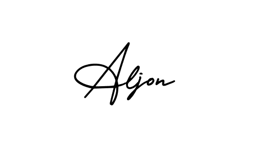 Also we have Aljon name is the best signature style. Create professional handwritten signature collection using AmerikaSignatureDemo-Regular autograph style. Aljon signature style 3 images and pictures png