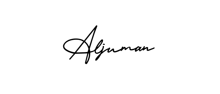 Also You can easily find your signature by using the search form. We will create Aljuman name handwritten signature images for you free of cost using AmerikaSignatureDemo-Regular sign style. Aljuman signature style 3 images and pictures png