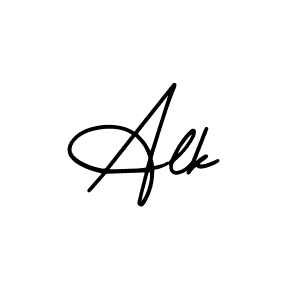 Create a beautiful signature design for name Alk. With this signature (AmerikaSignatureDemo-Regular) fonts, you can make a handwritten signature for free. Alk signature style 3 images and pictures png