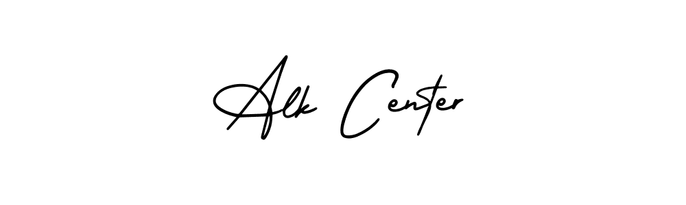 Also You can easily find your signature by using the search form. We will create Alk Center name handwritten signature images for you free of cost using AmerikaSignatureDemo-Regular sign style. Alk Center signature style 3 images and pictures png