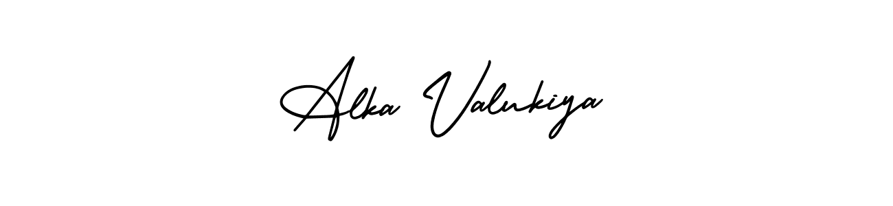 Make a beautiful signature design for name Alka Valukiya. Use this online signature maker to create a handwritten signature for free. Alka Valukiya signature style 3 images and pictures png