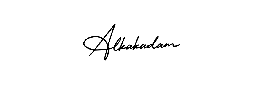 You can use this online signature creator to create a handwritten signature for the name Alkakadam. This is the best online autograph maker. Alkakadam signature style 3 images and pictures png