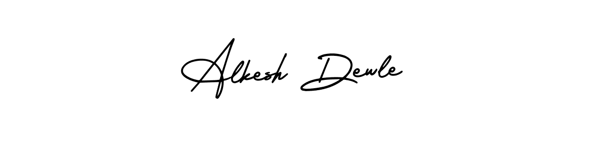 Also You can easily find your signature by using the search form. We will create Alkesh Dewle name handwritten signature images for you free of cost using AmerikaSignatureDemo-Regular sign style. Alkesh Dewle signature style 3 images and pictures png