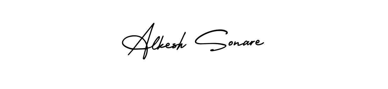 Similarly AmerikaSignatureDemo-Regular is the best handwritten signature design. Signature creator online .You can use it as an online autograph creator for name Alkesh Sonare. Alkesh Sonare signature style 3 images and pictures png