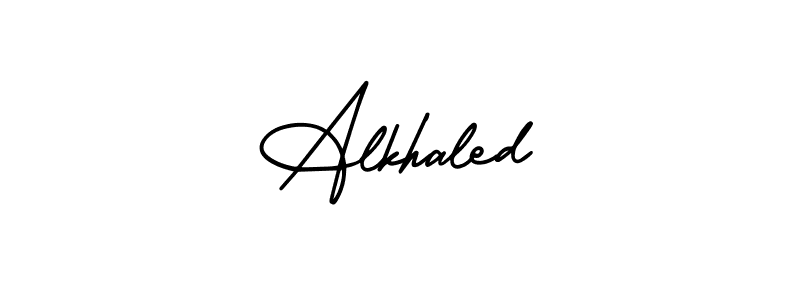 Also You can easily find your signature by using the search form. We will create Alkhaled name handwritten signature images for you free of cost using AmerikaSignatureDemo-Regular sign style. Alkhaled signature style 3 images and pictures png