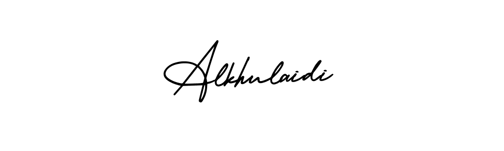 Design your own signature with our free online signature maker. With this signature software, you can create a handwritten (AmerikaSignatureDemo-Regular) signature for name Alkhulaidi. Alkhulaidi signature style 3 images and pictures png