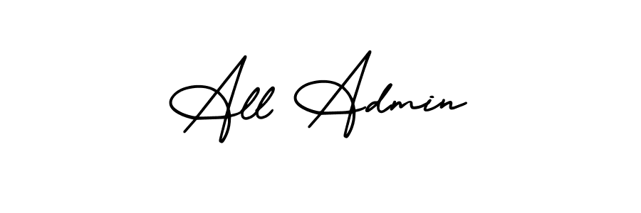 It looks lik you need a new signature style for name All Admin. Design unique handwritten (AmerikaSignatureDemo-Regular) signature with our free signature maker in just a few clicks. All Admin signature style 3 images and pictures png