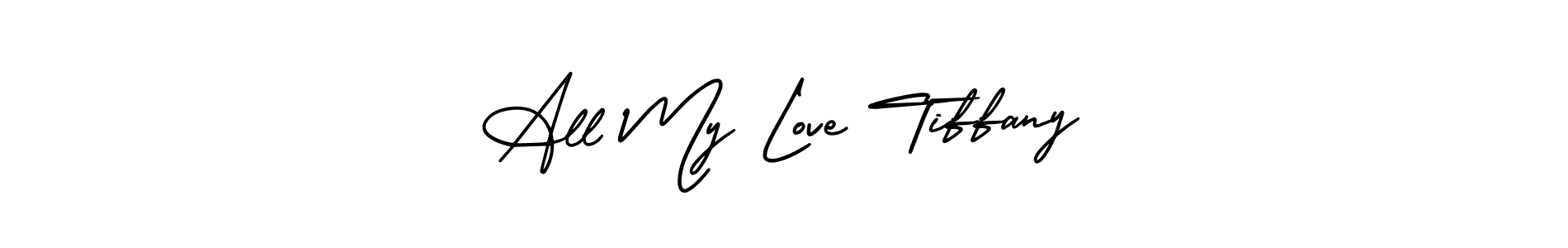 Also we have All My Love Tiffany name is the best signature style. Create professional handwritten signature collection using AmerikaSignatureDemo-Regular autograph style. All My Love Tiffany signature style 3 images and pictures png