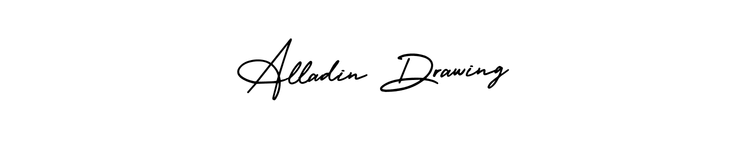 Here are the top 10 professional signature styles for the name Alladin Drawing. These are the best autograph styles you can use for your name. Alladin Drawing signature style 3 images and pictures png