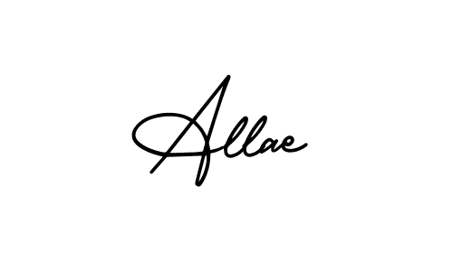 Design your own signature with our free online signature maker. With this signature software, you can create a handwritten (AmerikaSignatureDemo-Regular) signature for name Allae. Allae signature style 3 images and pictures png