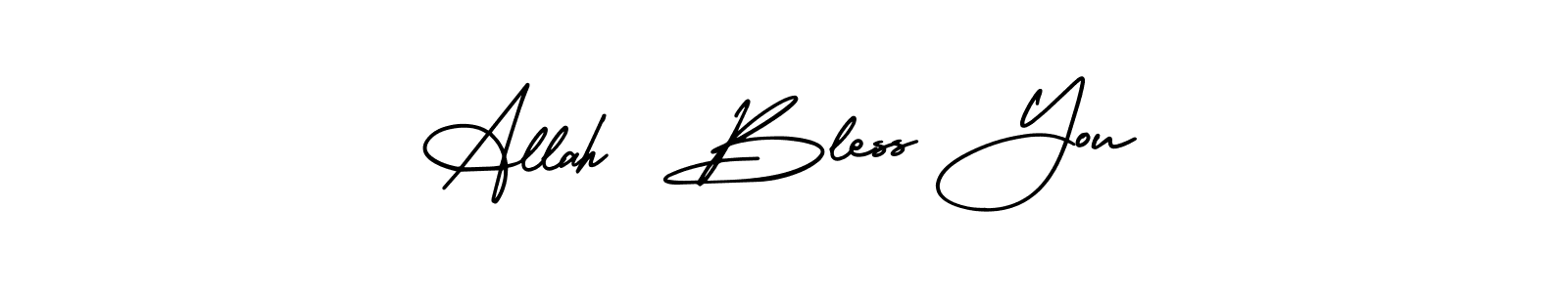 Make a beautiful signature design for name Allah  Bless You. With this signature (AmerikaSignatureDemo-Regular) style, you can create a handwritten signature for free. Allah  Bless You signature style 3 images and pictures png