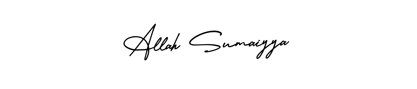 You can use this online signature creator to create a handwritten signature for the name Allah Sumaiyya. This is the best online autograph maker. Allah Sumaiyya signature style 3 images and pictures png