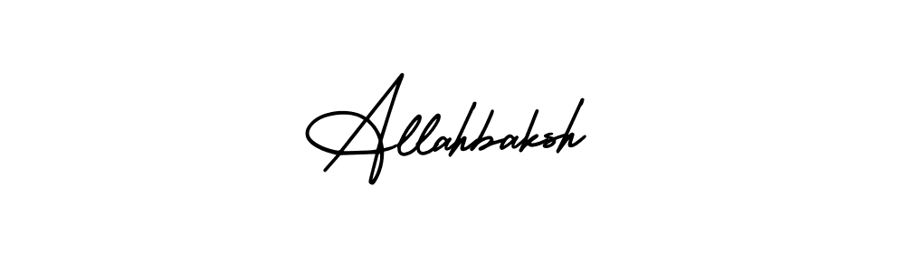 Also You can easily find your signature by using the search form. We will create Allahbaksh name handwritten signature images for you free of cost using AmerikaSignatureDemo-Regular sign style. Allahbaksh signature style 3 images and pictures png